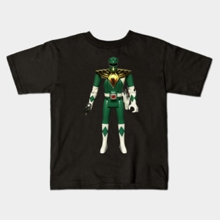 Green Ranger Auto Morphin Kids T-Shirt